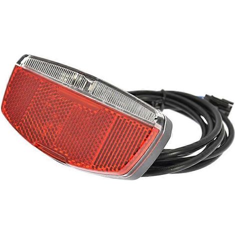 Feu arrière pour vélo électrique, alimentation 6V-48V, LED couleur (photo). (1/5)