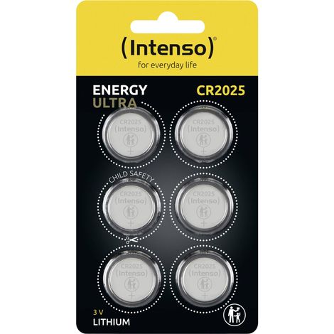 Intenso Pile bouton CR 2025 3 V 6 pc(s) 160 mAh lithium 7502426 (1/4)
