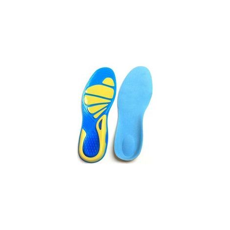 Stoßdämpfende Gel-Einlegesohlen, Größe M – Rutschfest und waschbar – Für Sneaker, Sicherheitsschuhe und Wanderschuhe – Komfort für empfindliche Füße (1/5)
