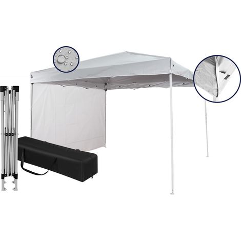 Gazebo 3x3 mt Pieghevole Impermeabile Da Esterno con 1 parete (1/4)