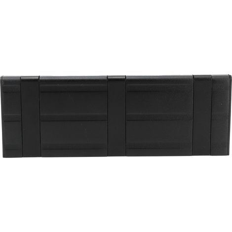 Porte-manteau en aluminium spatial noir mat, crochet mural discret pour entrée chambre salle de bain 19,9x7 cm avec vis (1/5)