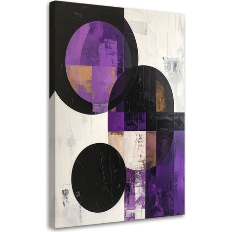 Wandbild Moderne Abstraktion Textur violett 60x90 cm (1/5)