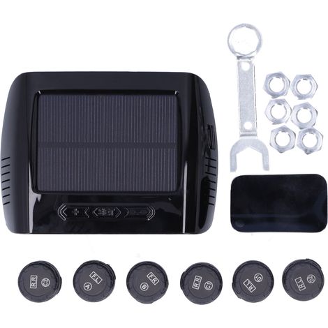 IP67 Drahtloses RF Solar-Reifendrucksensor-Kit für Jeep Pickup (1/5)