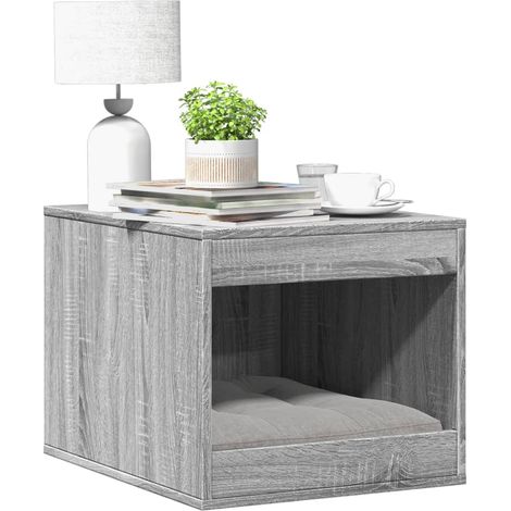 Katzenklo Grau Sonoma 47x59x42 cm Holzwerkstoff