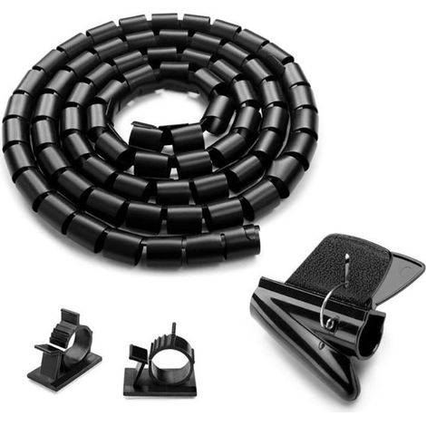 Agrupador De Cable Flexible 3m Negro (1/3)
