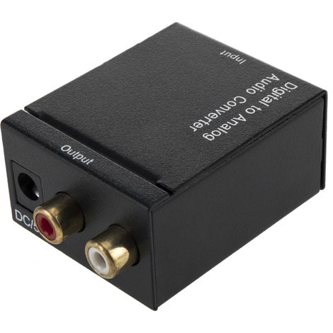 BeMatik - Convertisseur audio numérique/analogique Toslink coaxial RCA (1/5)