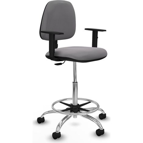 Chaise de bureau piqueras y crespo B1D05RN grise réglable