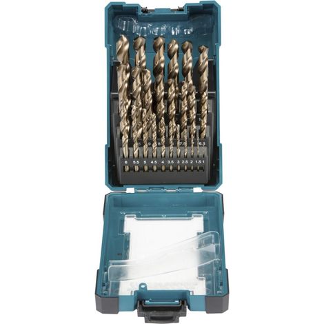 Makita Bohrer-Set 25-tlg., Ø 1-13 mm, HSS-Co, Rundschaft
