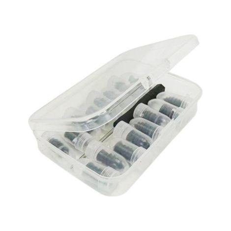 20-teiliges Reparaturset für Gummireifen, Reparaturset für Autoreifen, Reparaturwerkzeug mit Vakuumschraubendreher für Motorräder (10 S + 10 L) (1/5)