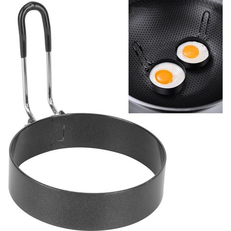 Anneau à œufs en acier inoxydable antiadhésif - Moule pour œufs frits - Accessoire de cuisine DIY