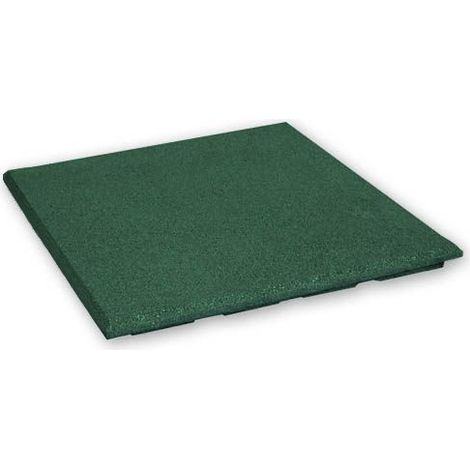 Rubber tegels 20 mm - 1 m2 (4 tegels van 50 x 50 cm) - Groen (1/5)