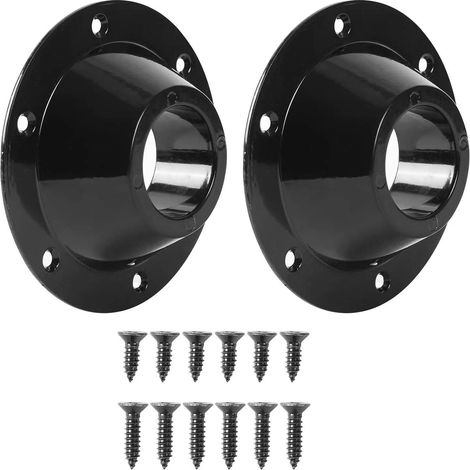 Two-part table support for motorhomes, in black aluminum, for yachts (1/5)