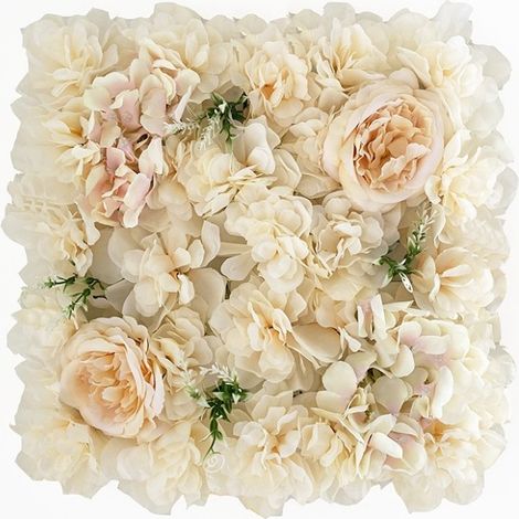 Florales Wandpaneel ECRU-Hintergrund 35cmx35cm WK02