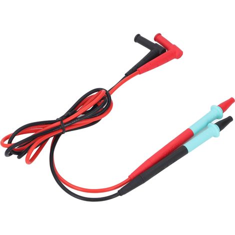 Kit de cordons de test pour multimètre en silicone CAT III 1000 V avec 4 sondes à aiguille interchangeables (1/5)