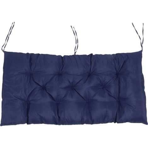 Indoor and outdoor bench cushion made of PP cotton, rain and sun resistant, swivel chair for garden furniture, patio, loveseat, navy blue (1/5)