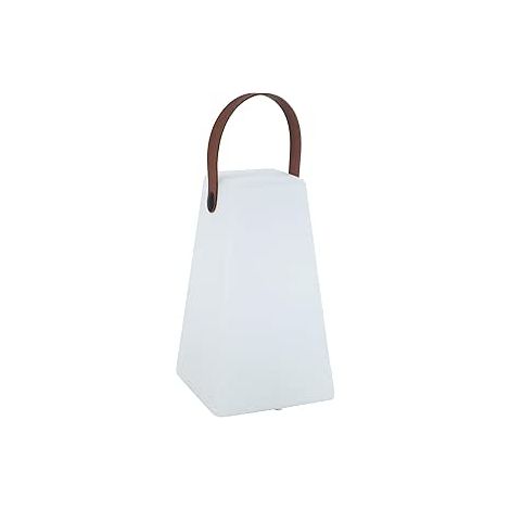 Lampada a Led Lanterna Quadra Ricaricabile con Manico 8 Colori in Plastica (1/3)
