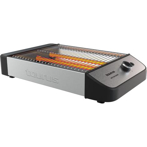 Grille-pain Plat 1000W 4 Tranches Inox (1/2)