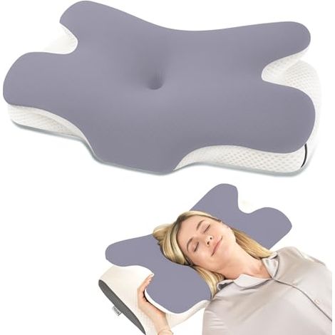 MULISOFT Oreiller Ergonomique Cervical Oreiller Papillon à Mémoire de Forme