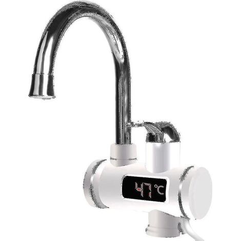 Robinet de cuisine chauffant à 360° avec chauffe-eau électrique instantané et LED LED. (1/4)
