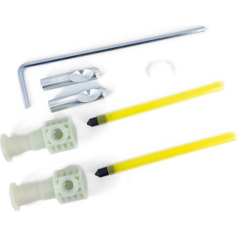Kit di fissaggio completo a scomparsa per sanitari sospesi con accesso dal basso confezione 1 (1/5)