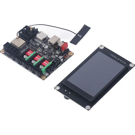 Kit de machine de gravure laser, graveur de bureau universel avec écran tactile 3,5 pouces et carte de contrôle 12-24 V CC. (1/5)