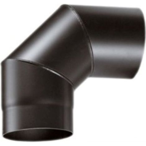 CANNA FUMARIA CURVA FUMI 90GRADI DIAM.80mm STUFA A PELLET