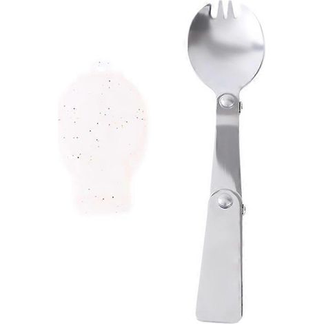 Vaisselle de pique-nique pliable avec boîte de rangement, couverts de voyage portables pour le camping