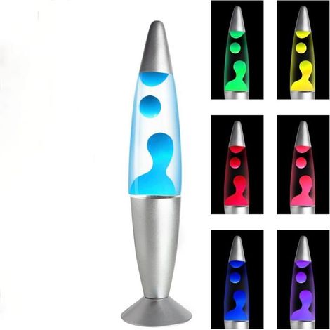 Lampe Lave LED - CELLUSTOP - Multicolore - 7 Couleurs - Design Rétro - 25W (1/5)