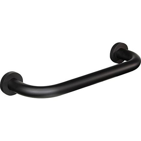 Poignee de baignoire Eldrid nero L : 343mm, laiton, noir fixation incluse