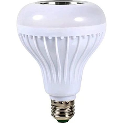 Ampoule Bluetooth avec haut-parleur, synchronisation musicale, changement de couleur RGB et télécommande à 24 touches. (1/5)