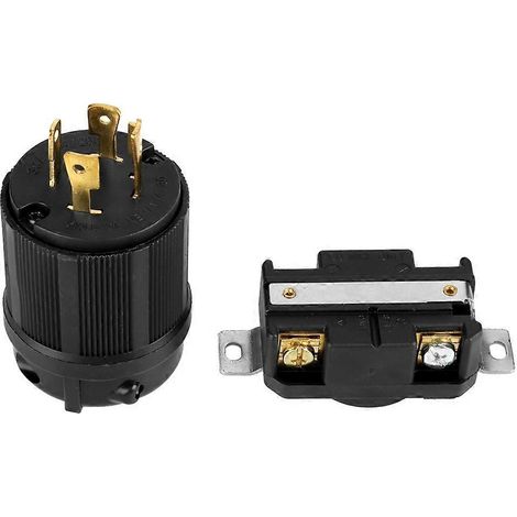 4-poliger NEMA L14-30 Generator-Wohnmobil-Wechselstromstecker & -buchse (125–250 V, 30 A) – Set