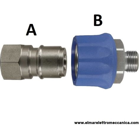 Fig. A 3/8" F Attacco rapido a sfere ST45/200 idropulitrice