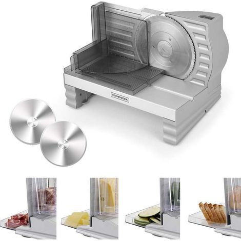 Trancheuse électrique Kitchencook avec deux lames en inox MSliceX