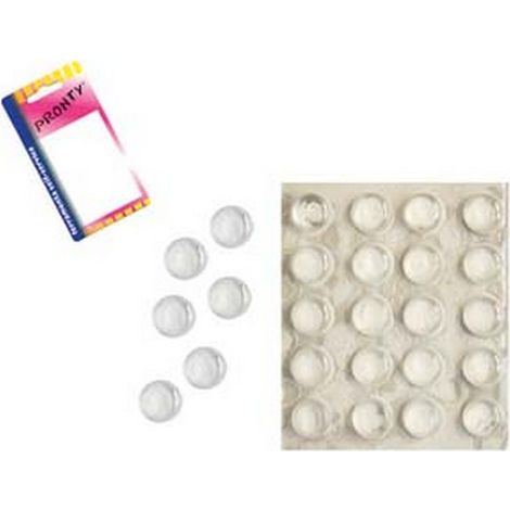 12PZ PARACOLPI MORBIDI TRASPARENTI GOCCIA ADESIVI BLISTER mm10x3h. bl 20