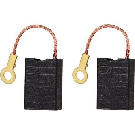 2x Trade-Shop Motorkohlen Kohlebürsten Schleifkohlen 8x13x19mm kompatibel mit Parkside PWS 230 A1 Winkelschleifer / mit Auto Stop (1/2)