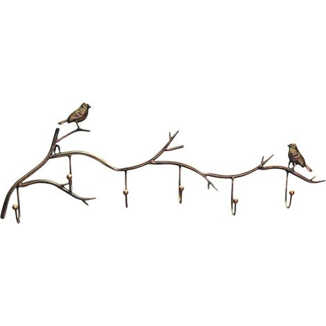 mit Vogelzweig elegant Kleiderbügel mit Baumzweig rustikaler