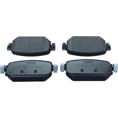 Kit de plaquettes de frein, frein à disque Quaro QP8050C MAZDA BAY02643ZA