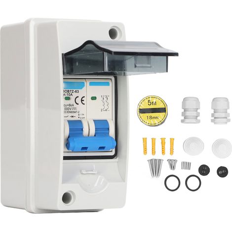 Disjoncteur DC 1000V pour Boîte de Combinaison PV avec Interrupteur Sectionneur et Boîtier Étanche IP65 (1/5)