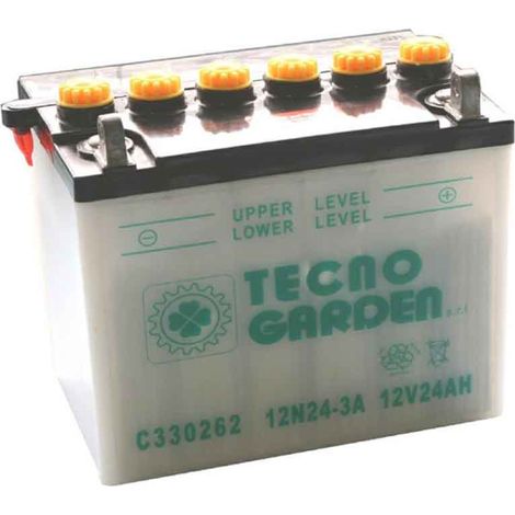 Batteria 24 Ah, Polo Positivo a SX, L. mm 185, P. mm 125, H. mm 170