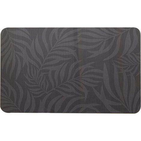 Tapis de Bain Antidérapant, Absorbant Tapis Salle de Bain, 60x40cm Tapis Diatomite, Microfibre Doux Séchage, Rapide Antidérapant Tapis de Bain, Gris (1/5)