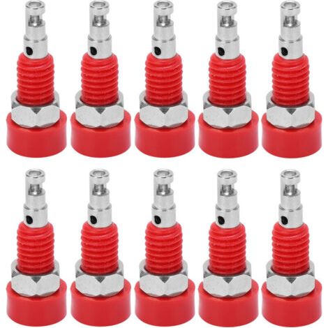 Pair 10 pièces Connecteur Banane Femelle 2mm Jack Panneau Mini Borne pour Instruments Électroniques (1/5)