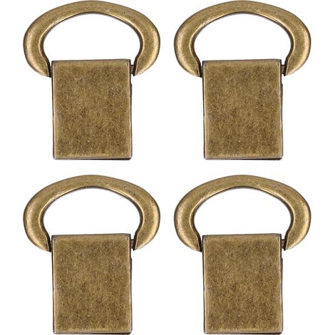 4 Pièces Attaches d'épaule pour Sac, Fermoirs Bronze, Accessoires de Décoration et Quincaillerie pour Poignées (1/5)