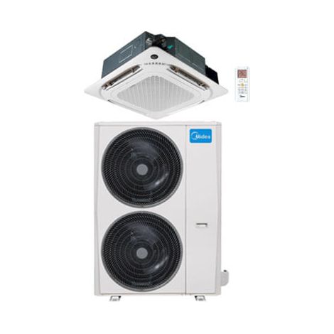 Klimaanlage Midea 4-Wege-Kassette Slim Breezeless R32 Dreiphasen-55000 BTU MCD2-55HRFNX(GA) WECHSELRICHTER KLASSE A++/A+