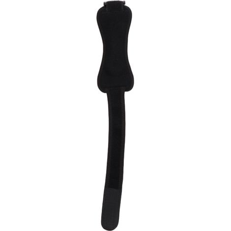 Sangle rotulienne de compression noire, genouillère renforcée respirante réglable (1/5)