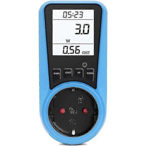 Compteur d'électricité numérique - moniteur de consommation avec écran LCD (1/2)