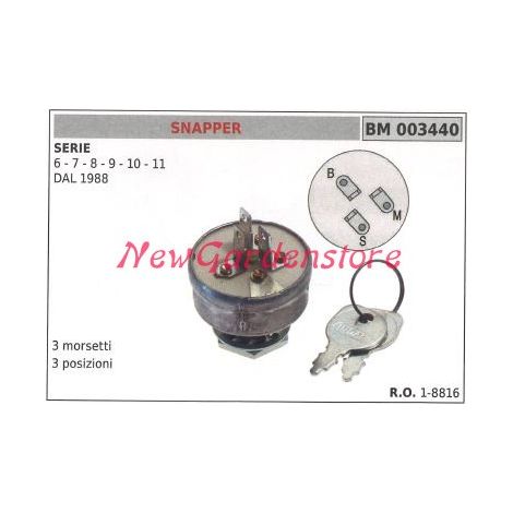 Anlasserschalterbox Snapper Rasentraktor Serie 6 7 8 003440