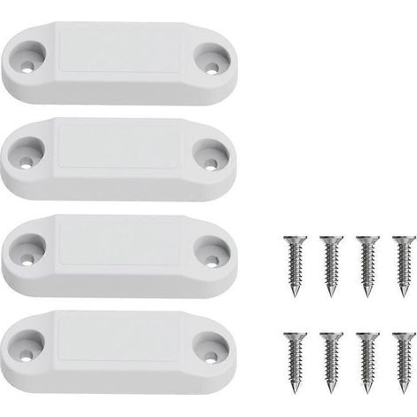 Loquet magnétique pour porte de rangement de camping-car, verrou de porte de rangement pour camping-car blanc (1/5)