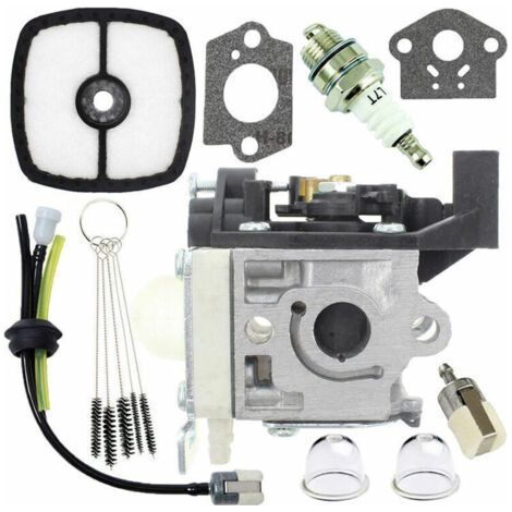 LAN CARBURORTEUR CARB Reconstruction de tuyaux de Carburant et d'ampoules d'amorçage pour Zama RB-K94 Kit de carburateur Echo SRM-265 SRM-265ES Tondeleur (Color : Silver-1 Set Carburetor) (1/4)
