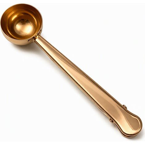 cuillère doseuse de cuisine doré en acier inoxydable modele 3
