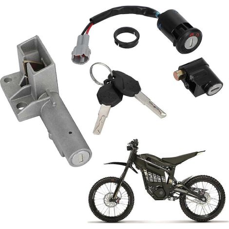 Kit de commutateur d'allumage et kit clé/commutateur d'allumage/verrouillage de clé pour moto compatible avec Talaria Sting Electr ZMYXV (1/5)